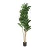 Trunky Style Fiddle Artificial Tree, Green – 183 Cm