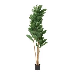 Trunky Style Fiddle Artificial Tree, Green – 183 Cm