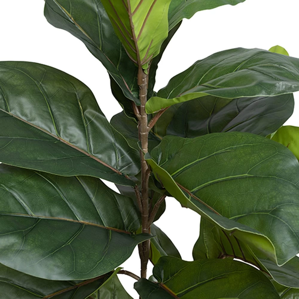 Artificial Potted Fiddle Tree, Green - 160 Cm 2 Artificial Potted Fiddle Tree, Green - 160 Cm - Image 2