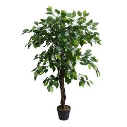 Artificial Potted Yucca Tree, Green - 120 Cm