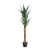 Artificial Potted Dracaena Plant, Green - 140 Cm