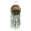 Artificial Plant In Basket, Green - 56 Cm