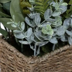 Artificial Fern Seagrass Basket, Green - 30 Cm -decoration 5110900203984 3