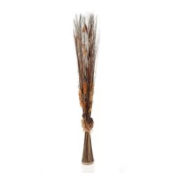 Decorative Buri Ting Ting Dried Flower Curlies (Brown/Natural)