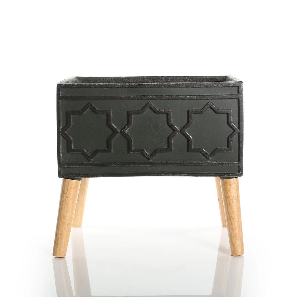 Chantal Planter With Legs, Natural - Large 1 Chantal Planter With Legs, Natural - Large