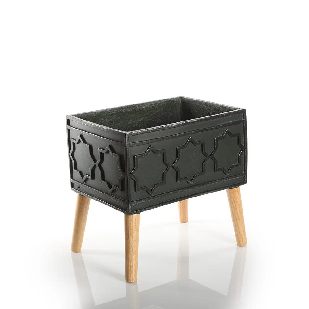 Chantal Planter With Legs, Natural - Large 2 Chantal Planter With Legs, Natural - Large - Image 2