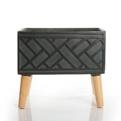 Chantal Planter With Legs, Natural - Medium