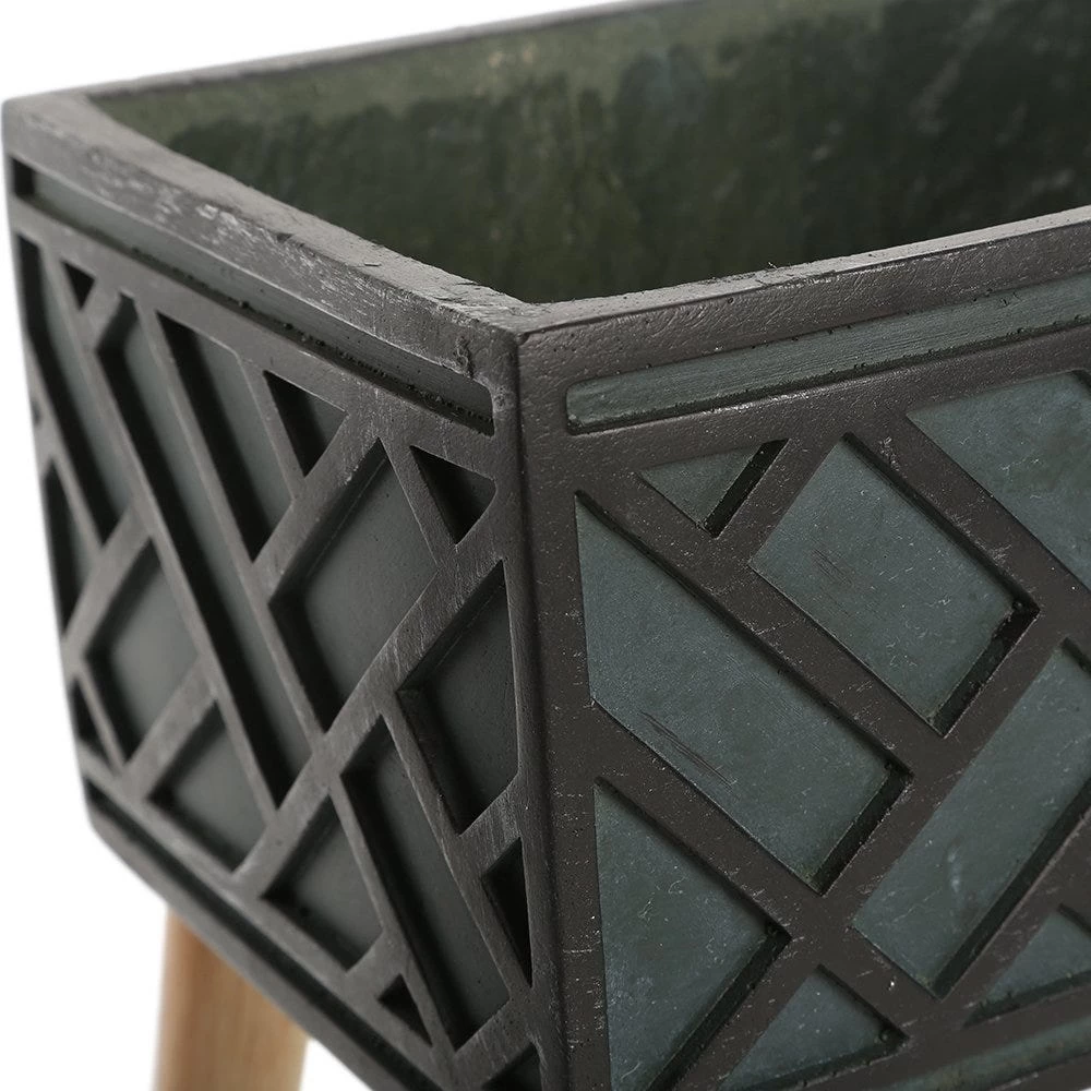 Chantal Planter With Legs, Natural - Medium 3 Chantal Planter With Legs, Natural - Medium - Image 3