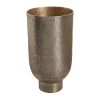 Bast Metal Planter, Champagne Gold – Large, 28 Cms