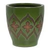 Ceramic Monta Planter, Green - 20 Cm