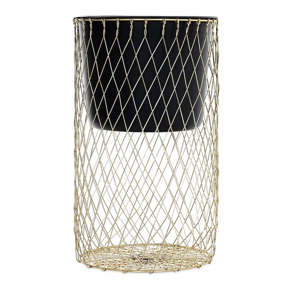 Orchid Large Planter Stand, Gold & Black - 30x52 Cm 1 Orchid Large Planter Stand, Gold & Black - 30x52 Cm