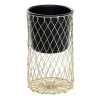 Orchid Small Planter Stand, Gold & Black - 20x35 Cm