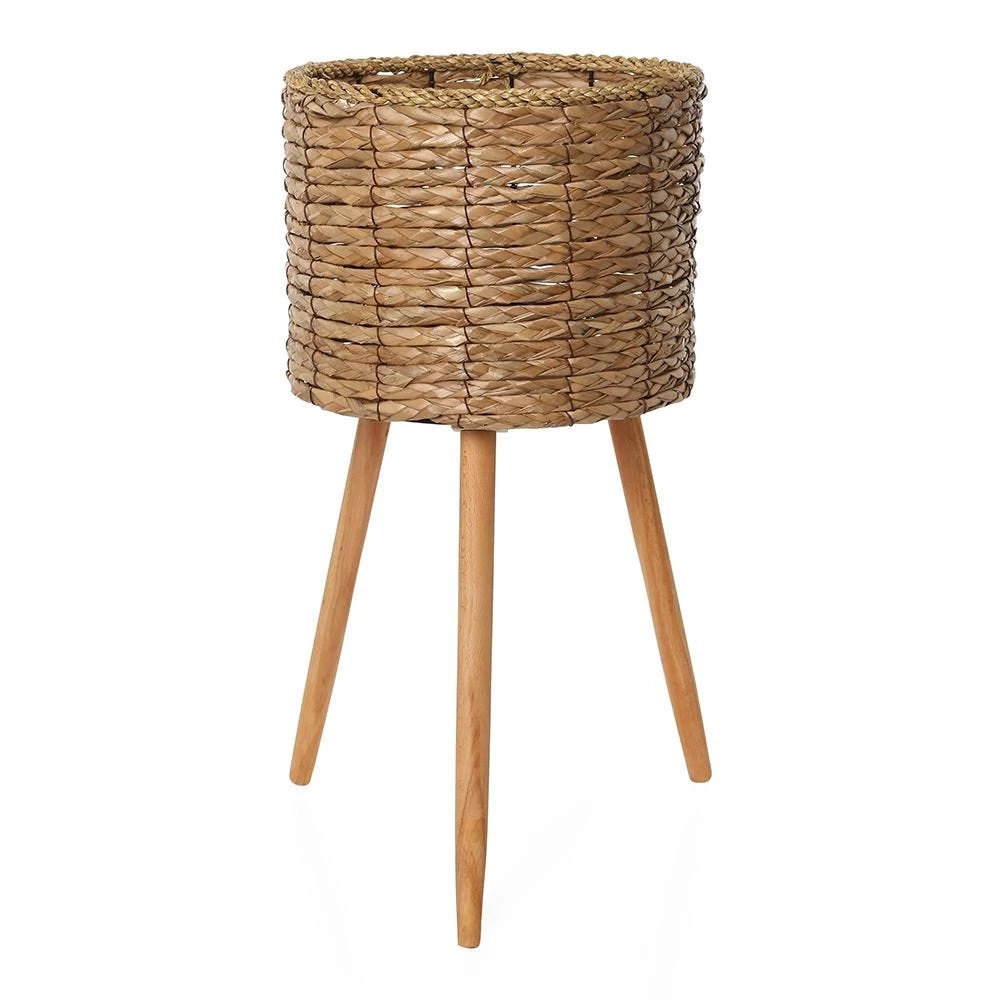 Joise Handweaved Flower Planter, Natural - Large 1 Joise Handweaved Flower Planter, Natural - Large