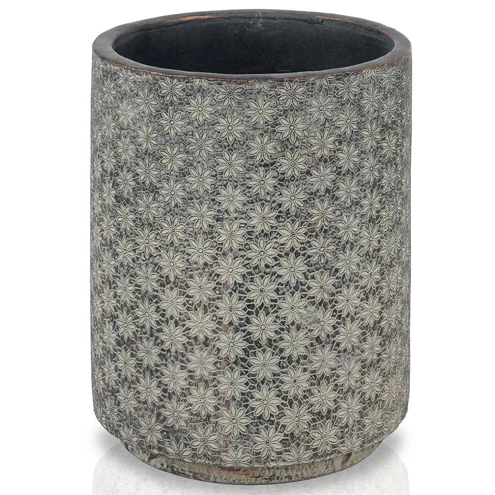 Starrynight Planter, White - 30 Cms 2 Starrynight Planter, White - 30 Cms - Image 2