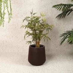 Clayfibre Planter, Antique Rust – Small, 20x20 Cms