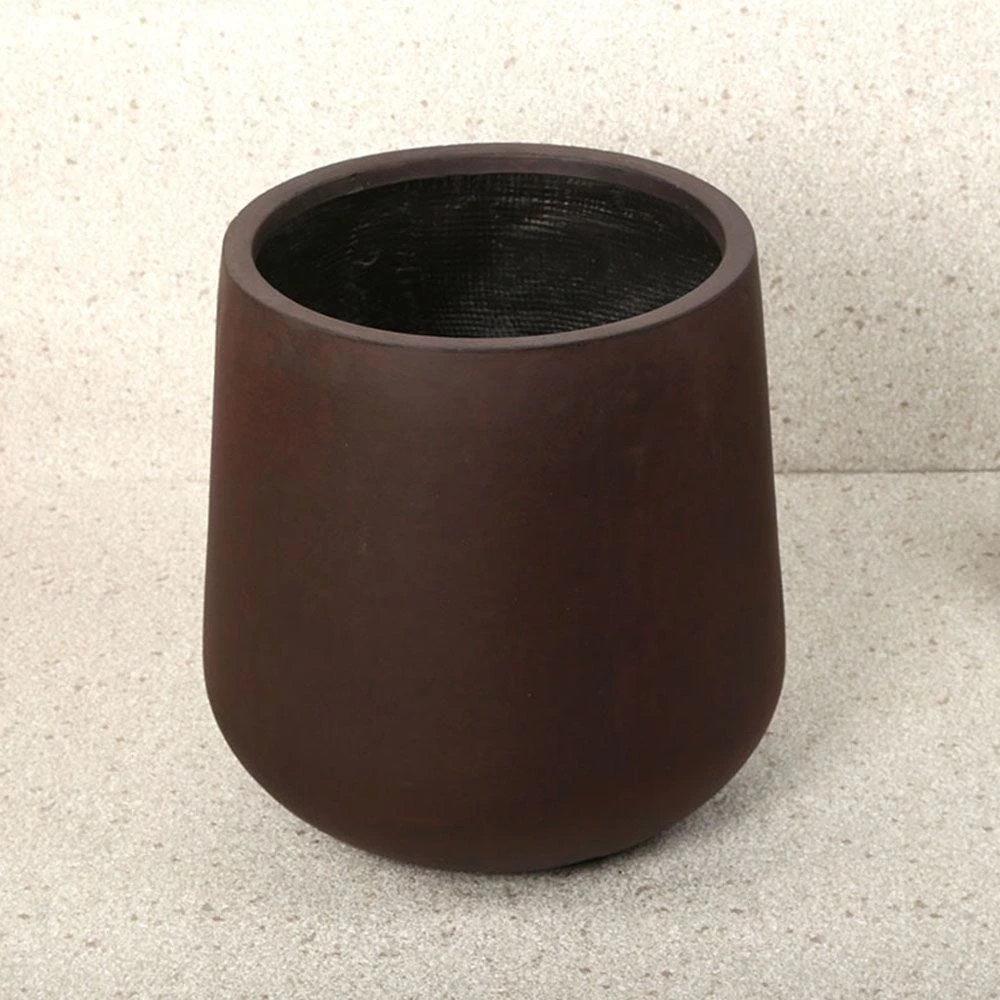 Clayfibre Planter, Antique Rust – Small, 20x20 Cms 2 Clayfibre Planter, Antique Rust – Small, 20x20 Cms - Image 2