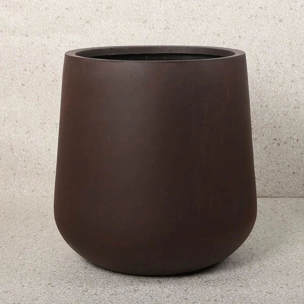 Clayfibre Planter, Antique Rust – Small, 20x20 Cms 3 Clayfibre Planter, Antique Rust – Small, 20x20 Cms - Image 3