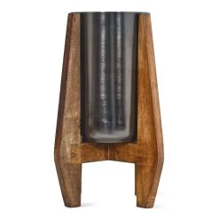 Tulip Planter Stand, Zinc Antique & Natural - 34x47 Cm