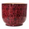 Floral Ceramic Planter, Red – 28x31.5 Cm