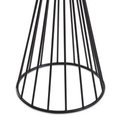 Small Metal Pot Stand, Gold With Black - 20.5x45 Cm -decoration 5110900503367 3 2