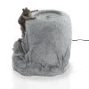 Frog Fountain With Light - 31 Cms