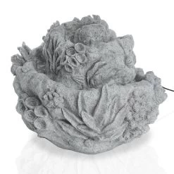 Ocean Fountain With Light - 26 Cms