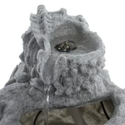 Shell Fountain With Light - 26 Cms -decoration 5110901000179 4