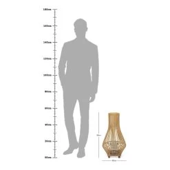 Bamboo Lantern, Natural - 55 Cm -decoration 5110901500051 4