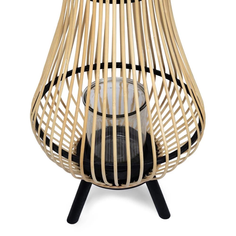 Bamboo Lantern With Leg, Natural - 70 Cm 2 Bamboo Lantern With Leg, Natural - 70 Cm - Image 2