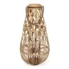 Tall Bamboo Lantern, Natural - 56 Cm