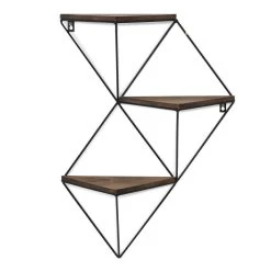 3-Tier Wall Planter Stand, Natural - 43.5x60 Cm