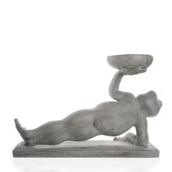 Yogi Frog With Pot Garden Statue - Natural -decoration 5110902000819 3