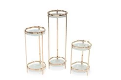 Lotus Metal Plant Stand, Gold - Large 5 Lotus Metal Plant Stand, Gold - Large -decoration 5111025004609 set